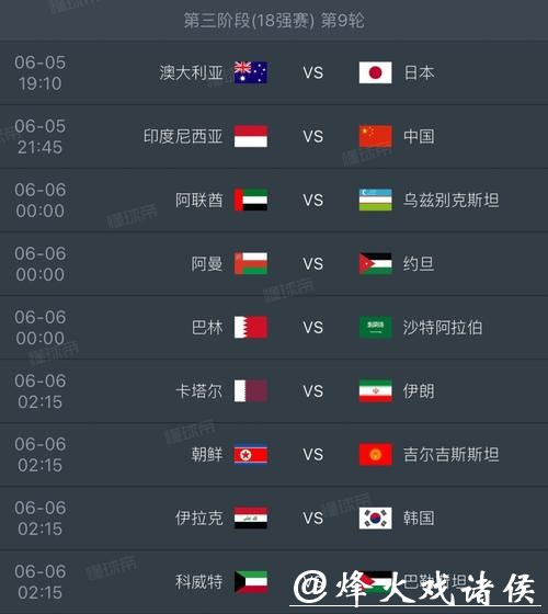 2026世界杯赛程时间表完整汇总